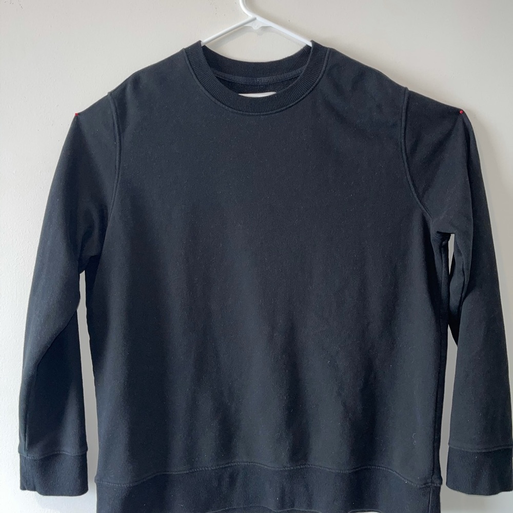 Plain black sweater